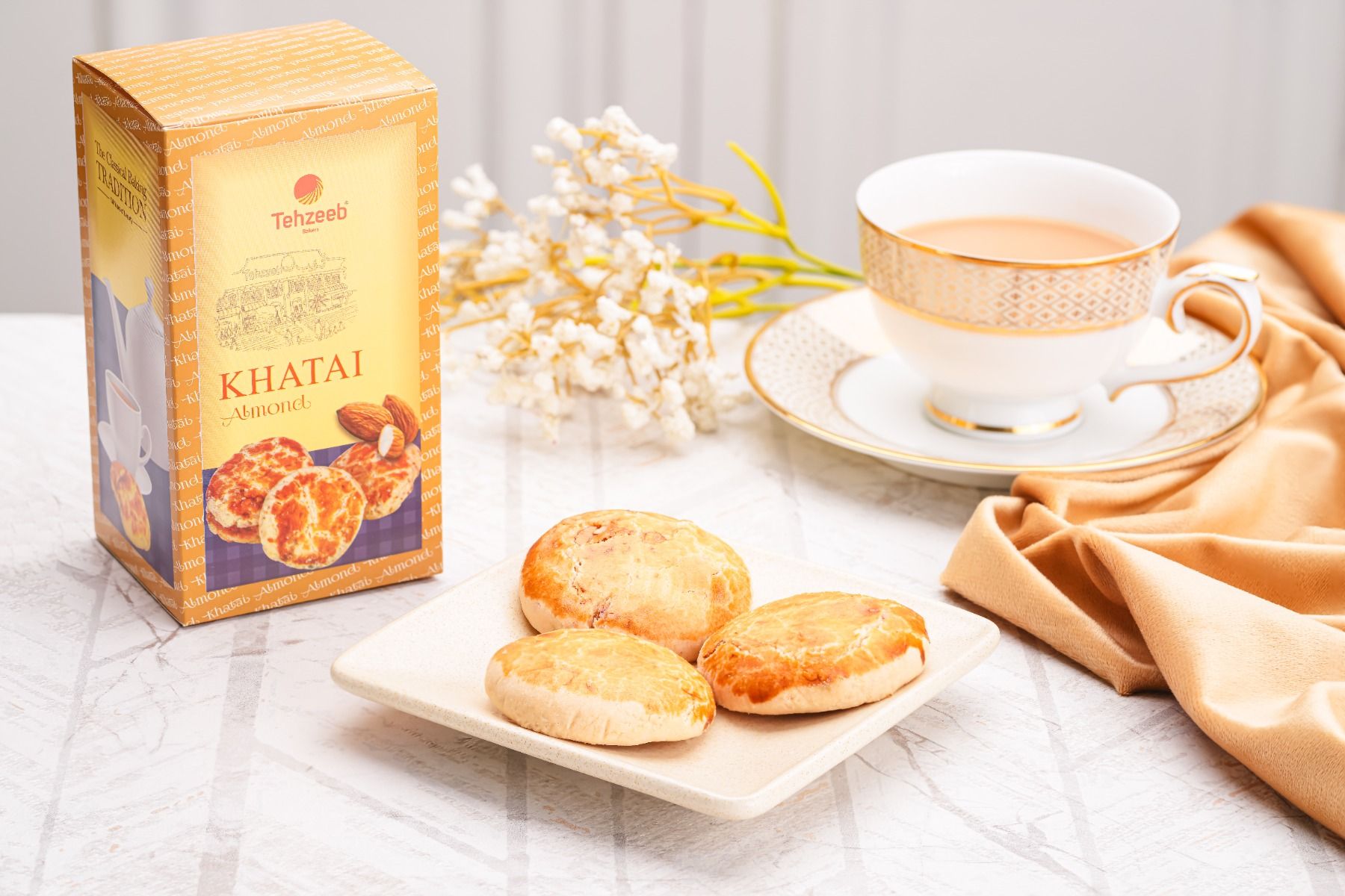 Almond Khatai Box - 7 pieces